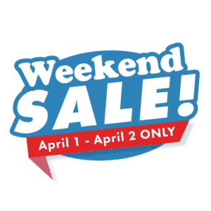 weekend sale logo