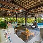 patio with furniture